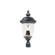 Maxim - 3420WGOB - Three Light Outdoor Pole/Post Lantern - Carriage House DC - Oriental Bronze