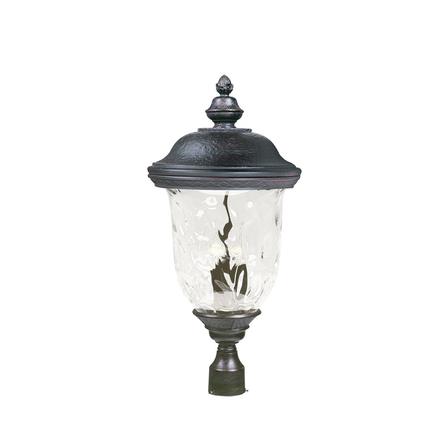 Maxim - 3421WGOB - Three Light Outdoor Pole/Post Lantern - Carriage House DC - Oriental Bronze