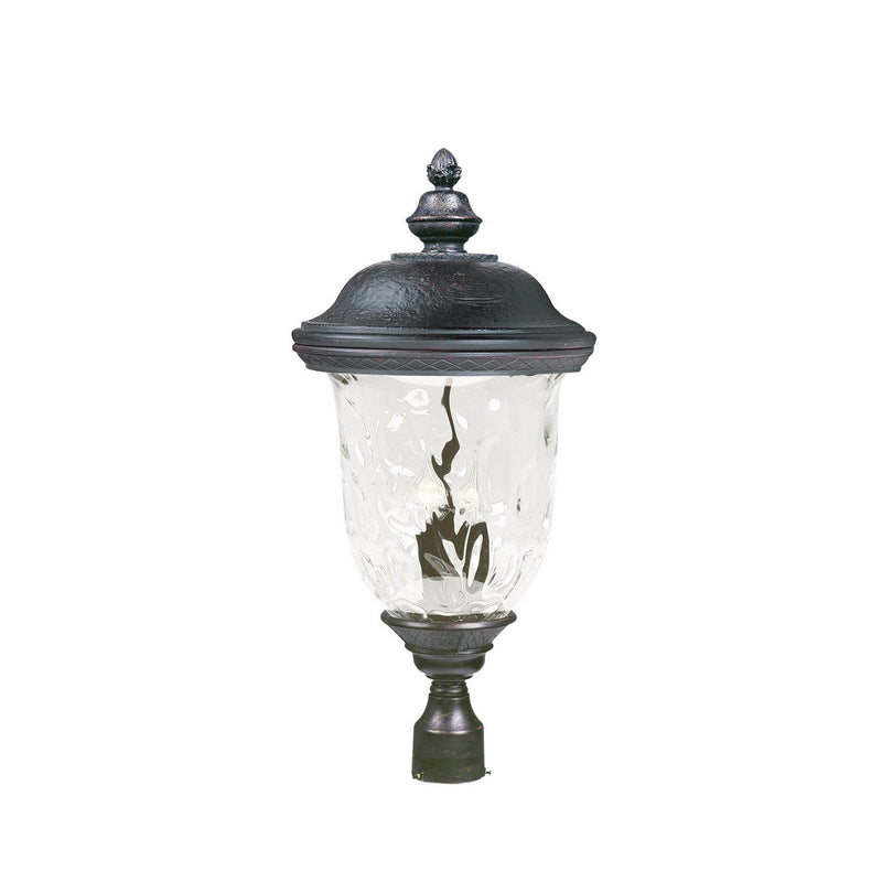 Maxim - 3421WGOB - Three Light Outdoor Pole/Post Lantern - Carriage House DC - Oriental Bronze