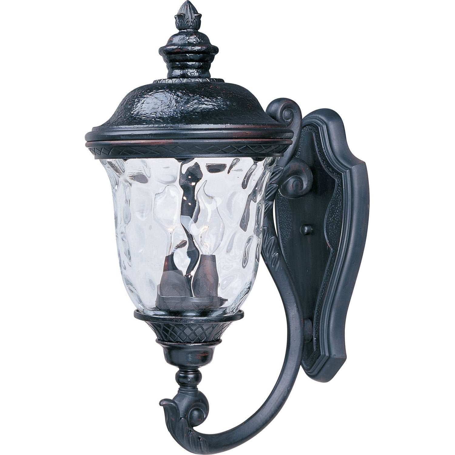 Maxim - 3423WGOB - Two Light Outdoor Wall Lantern - Carriage House DC - Oriental Bronze