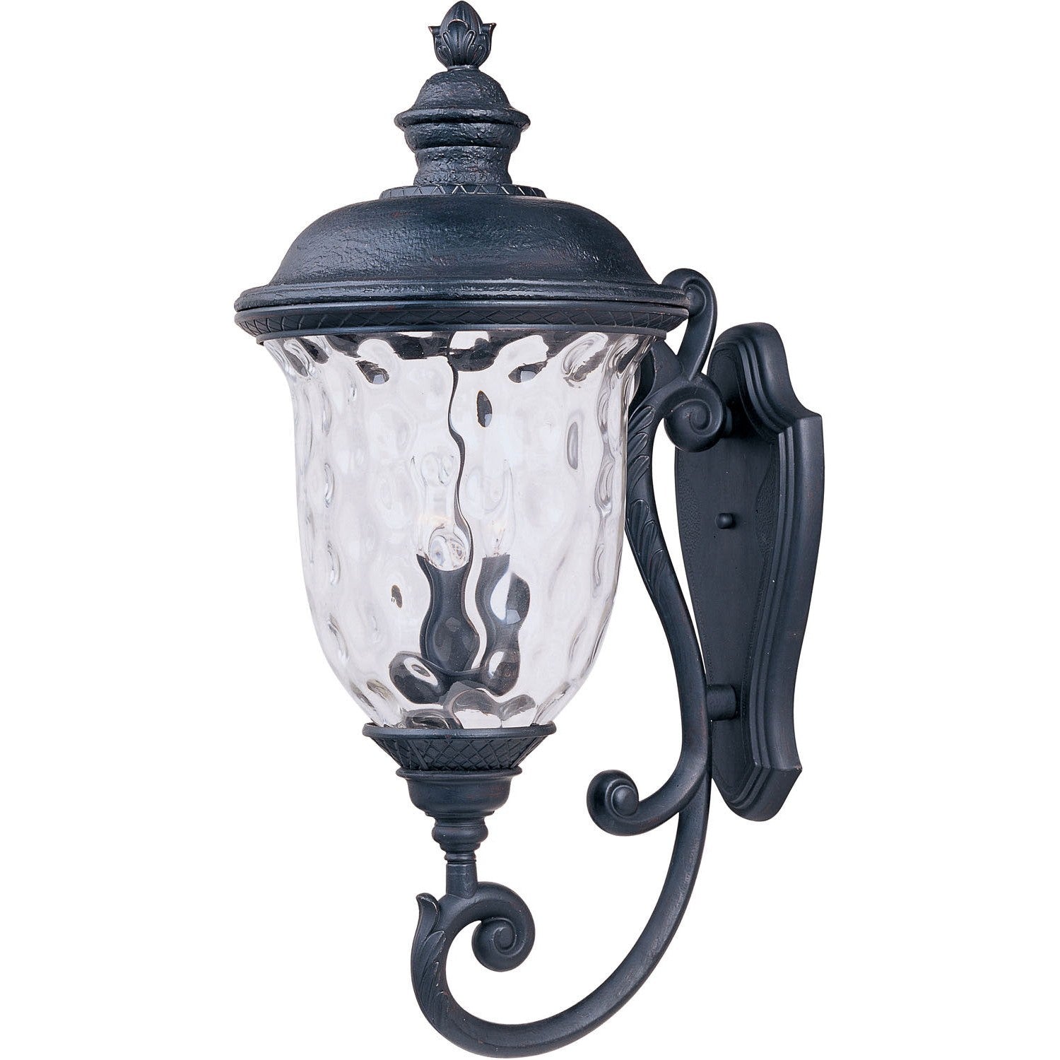 Maxim - 3425WGOB - Three Light Outdoor Wall Lantern - Carriage House DC - Oriental Bronze