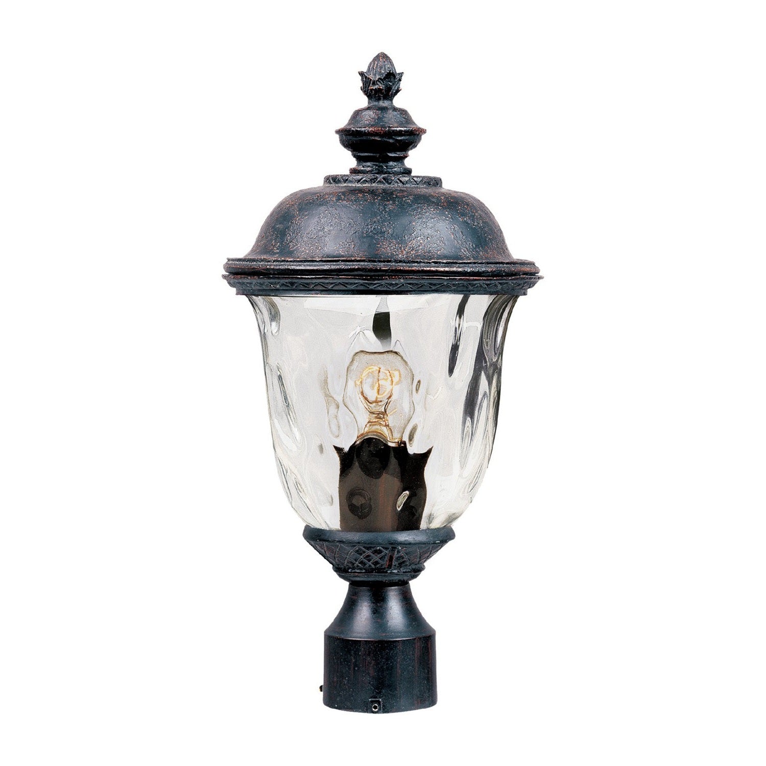 Maxim - 3426WGOB - One Light Outdoor Pole/Post Lantern - Carriage House DC - Oriental Bronze