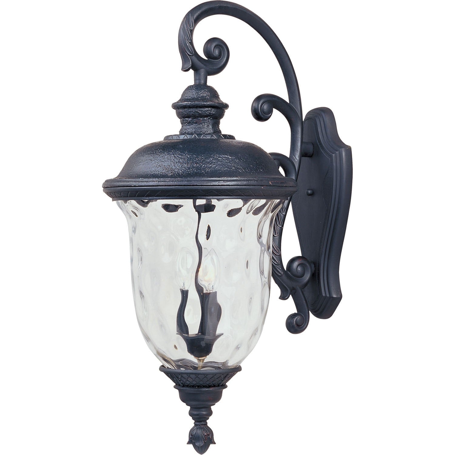 Maxim - 3498WGOB - Three Light Outdoor Wall Lantern - Carriage House DC - Oriental Bronze