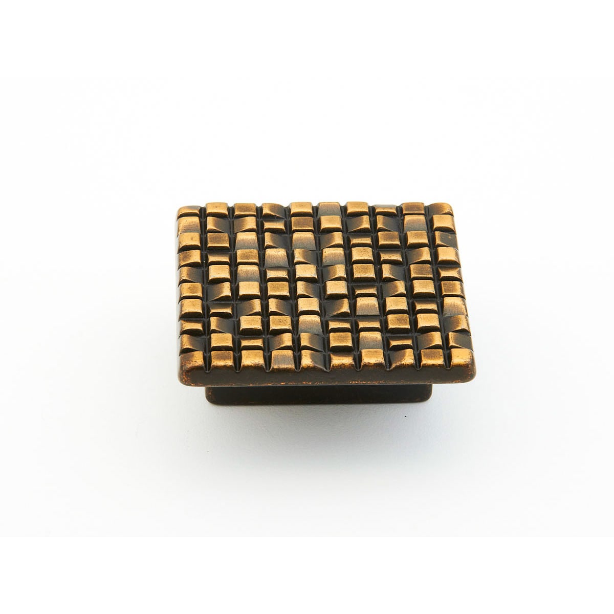 Mosaic 1-7/8" Designer Square Cabinet Knob - Made in Italy
