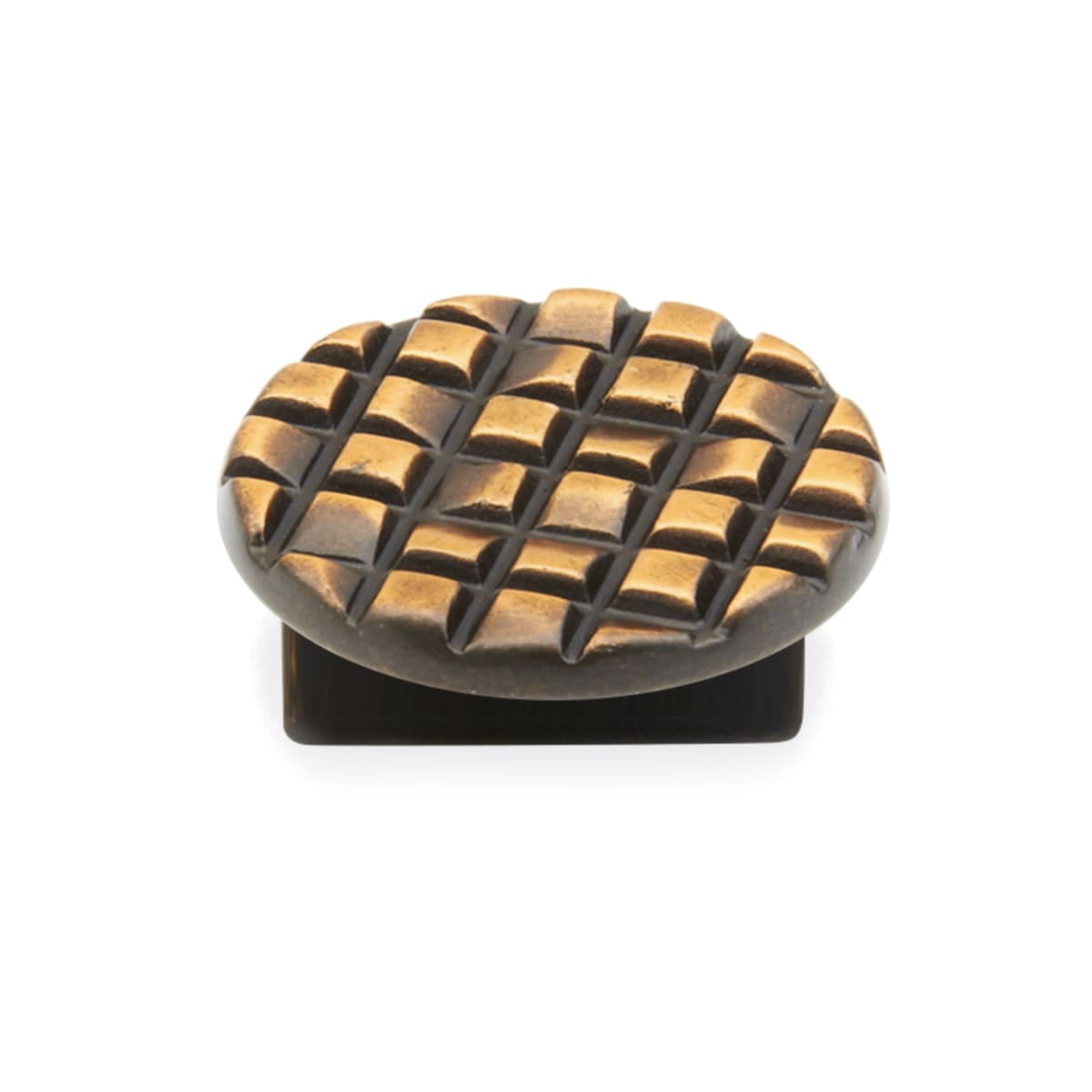 Mosaic 2" Designer Large Round Textured 3D Surface Luxury Cabinet Knob - Made in Italy