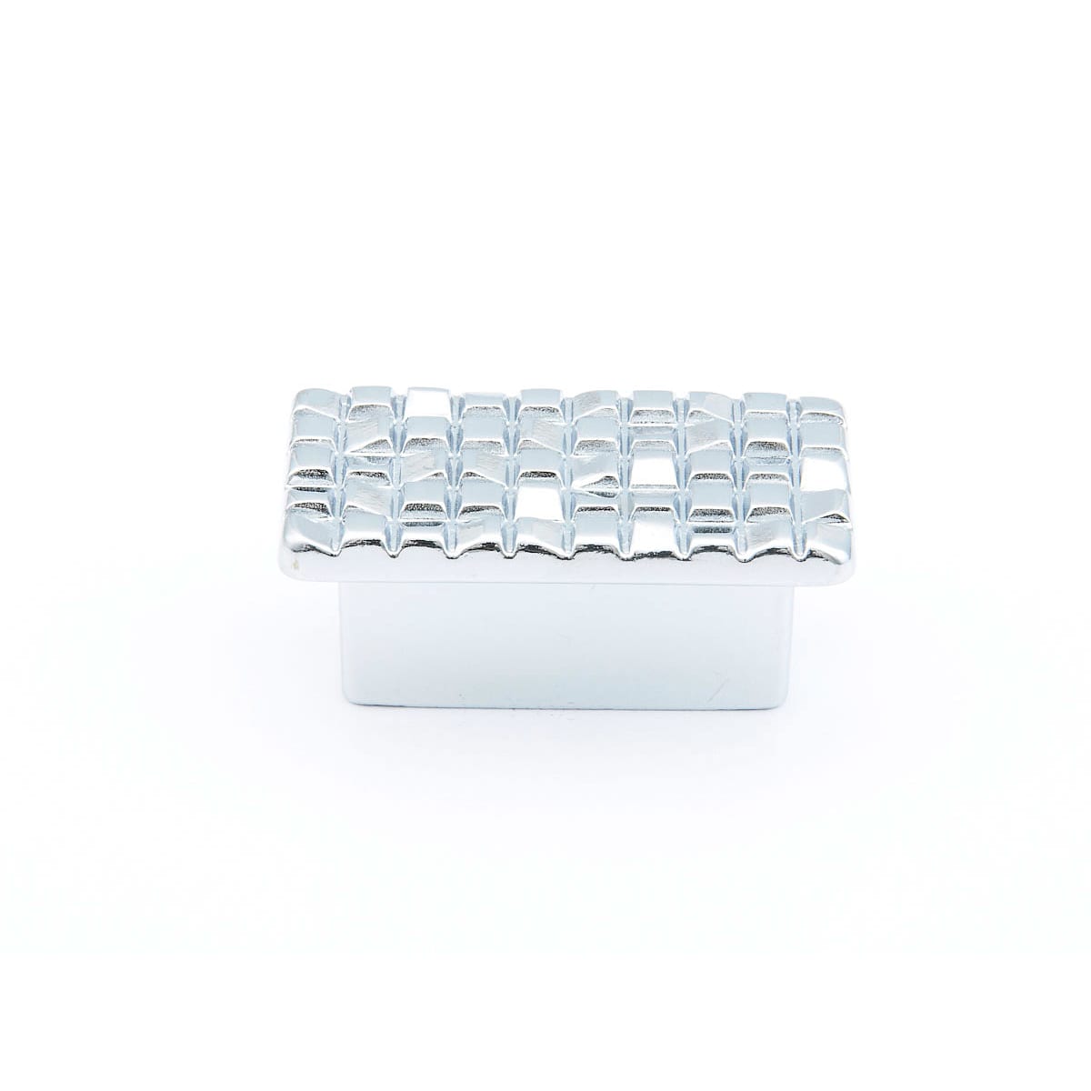 Schaub and Company - 235-26-25PACK - Mosaic Pack of (25) - 1-7/8" Rectangular Luxury Designer "T" Cabinet Knobs - Made in Italy in Chrome