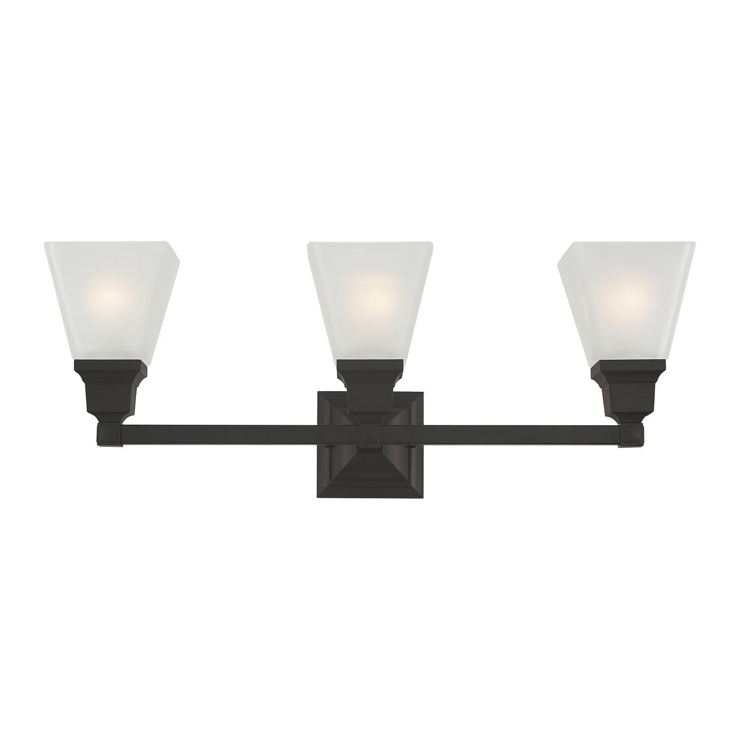Livex Lighting - 1033-07 - Three Light Bath Vanity - Mission - Bronze