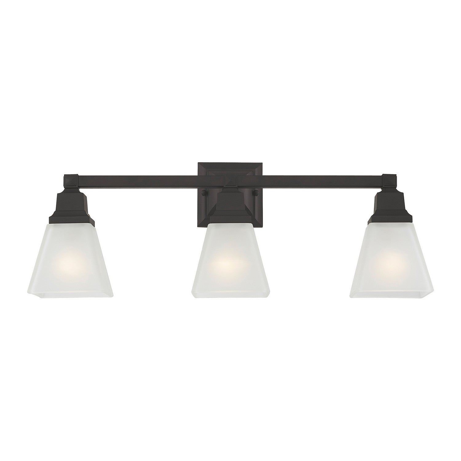 Livex Lighting - 1033-07 - Three Light Bath Vanity - Mission - Bronze