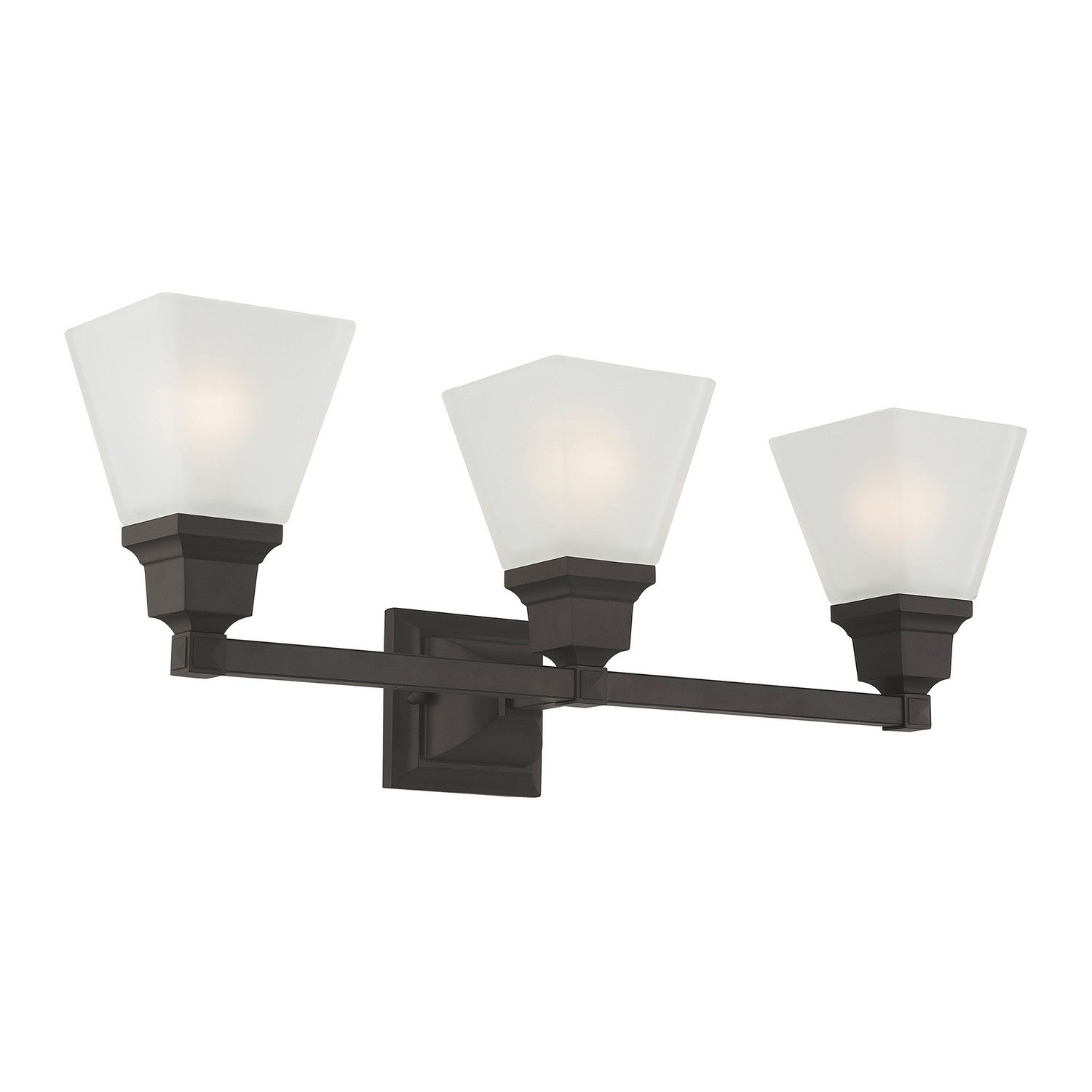 Livex Lighting - 1033-07 - Three Light Bath Vanity - Mission - Bronze