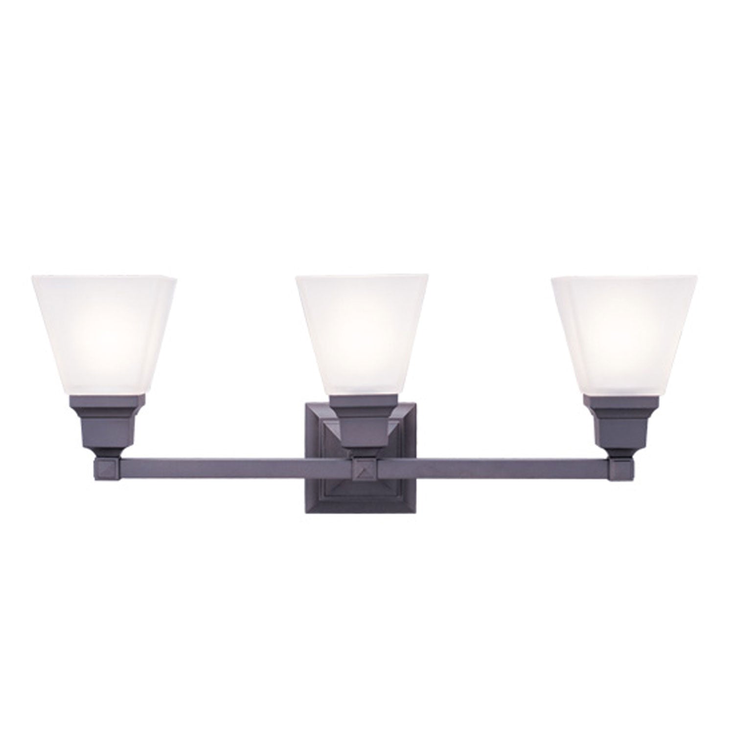 Livex Lighting - 1033-07 - Three Light Bath Vanity - Mission - Bronze