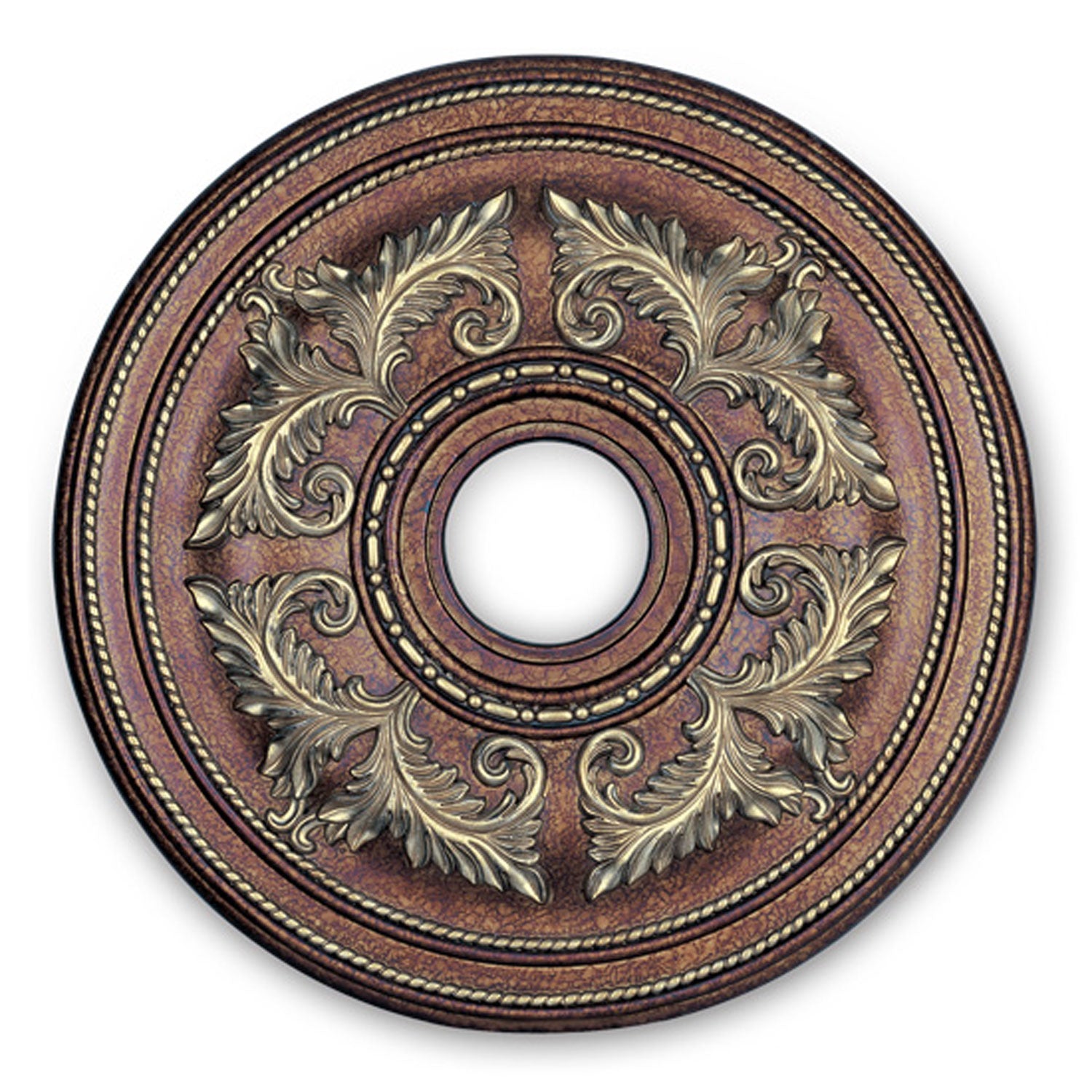 Livex Lighting - 8200-64 - Ceiling Medallion - Versailles - Hand Applied Palacial Bronze w/ Gildeds
