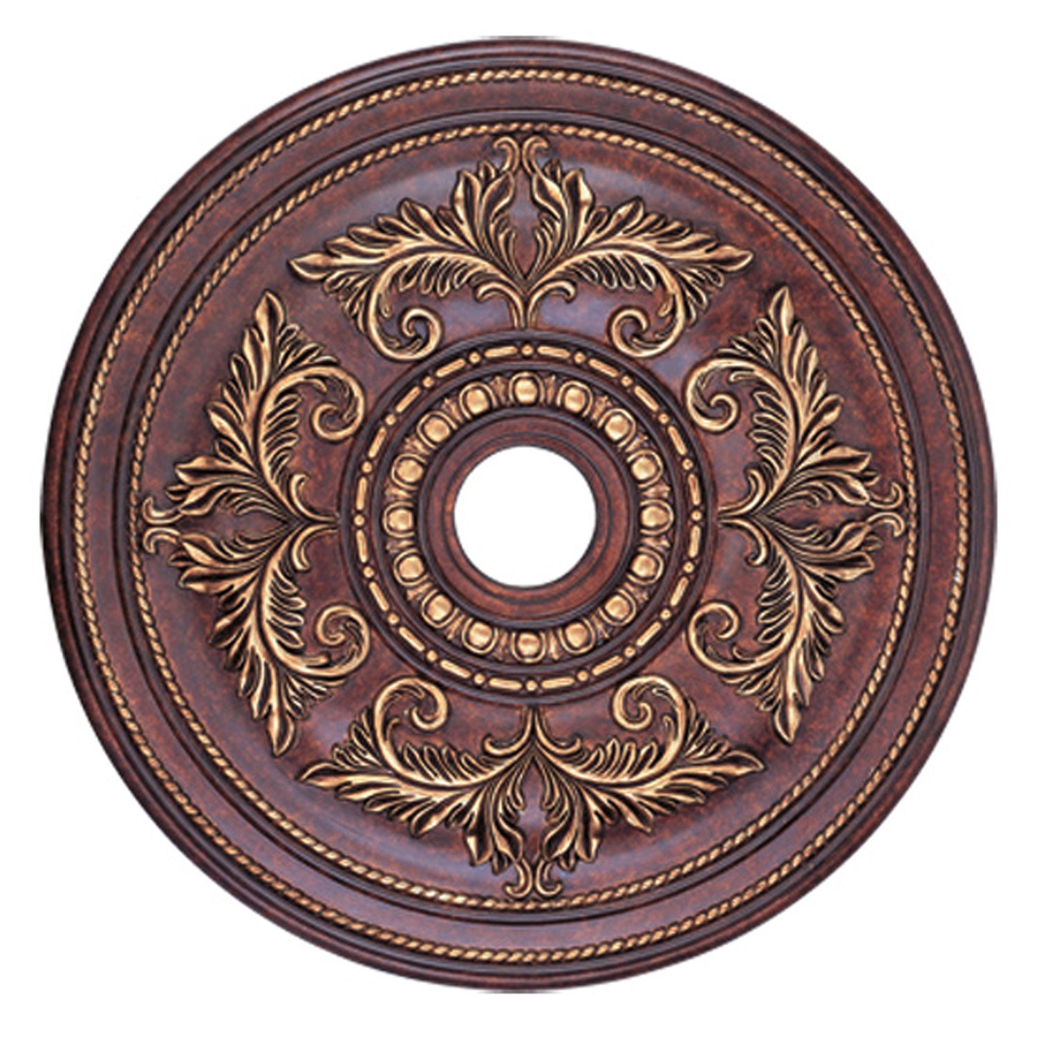 Livex Lighting - 8210-63 - Ceiling Medallion - Versailles - Hand Applied Verona Bronze w/ Gildeds