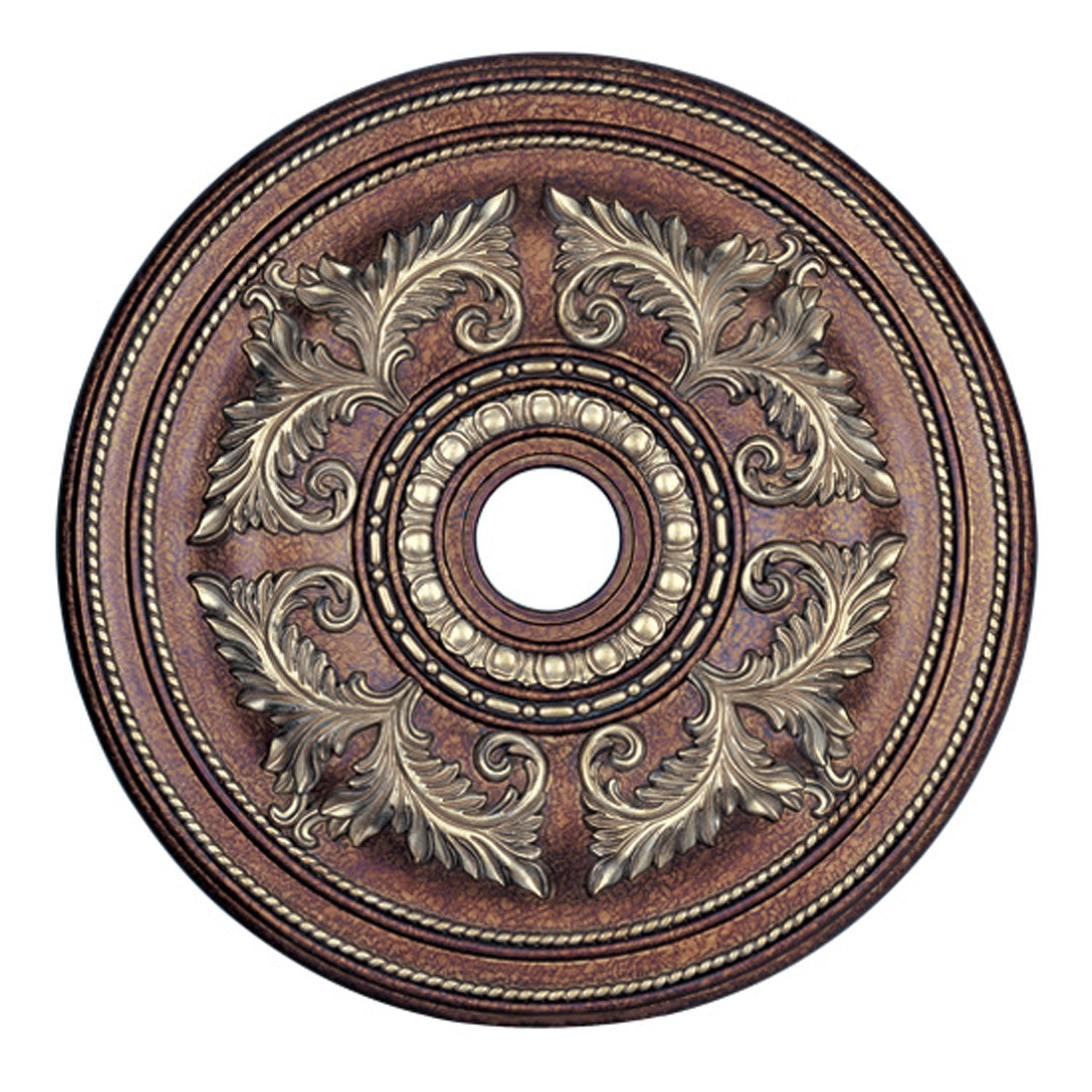 Livex Lighting - 8210-64 - Ceiling Medallion - Versailles - Hand Applied Palacial Bronze w/ Gildeds