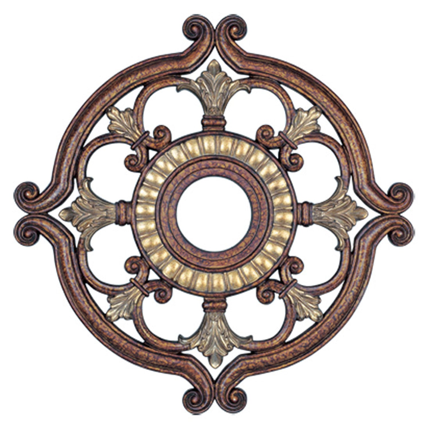 Livex Lighting - 8216-64 - Ceiling Medallion - Buckingham - Hand Applied Palacial Bronze w/ Gildeds