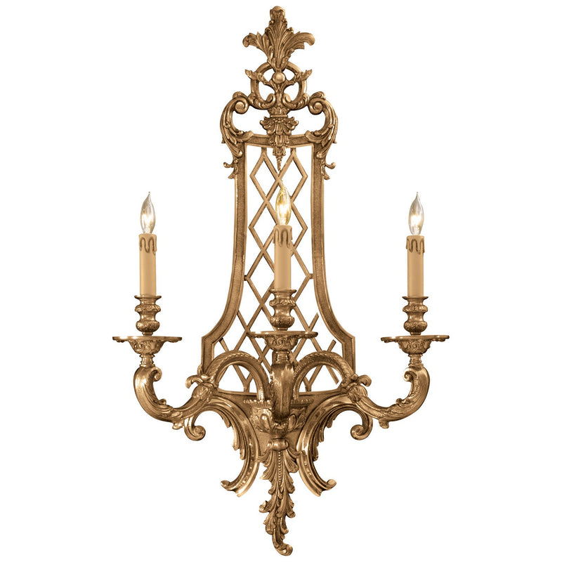 Metropolitan - N9803 - Three Light Wall Sconce - Metropolitan - Renaissance Gold