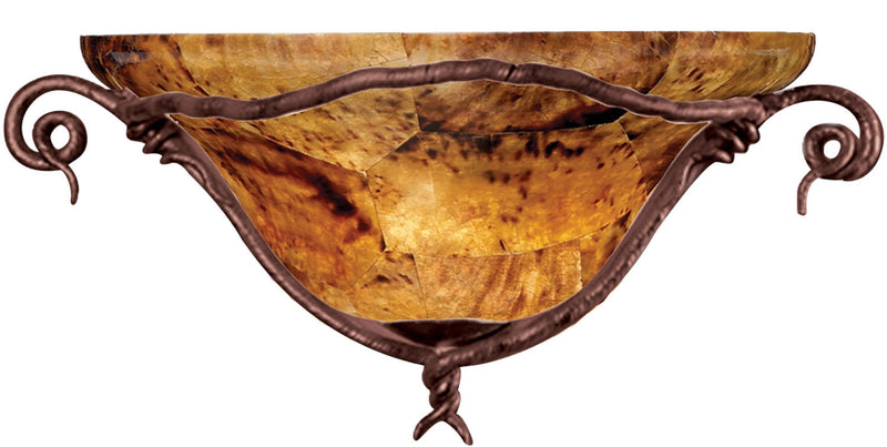 Kalco - 3496BA/PS08 - One Light Wall Sconce - Vine - Bark
