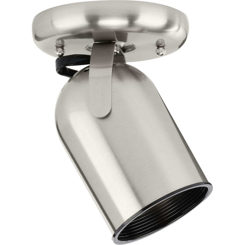 Progress Lighting - P6147-09 - One Light Wall/Ceiling Mount - Directional - Brushed Nickel