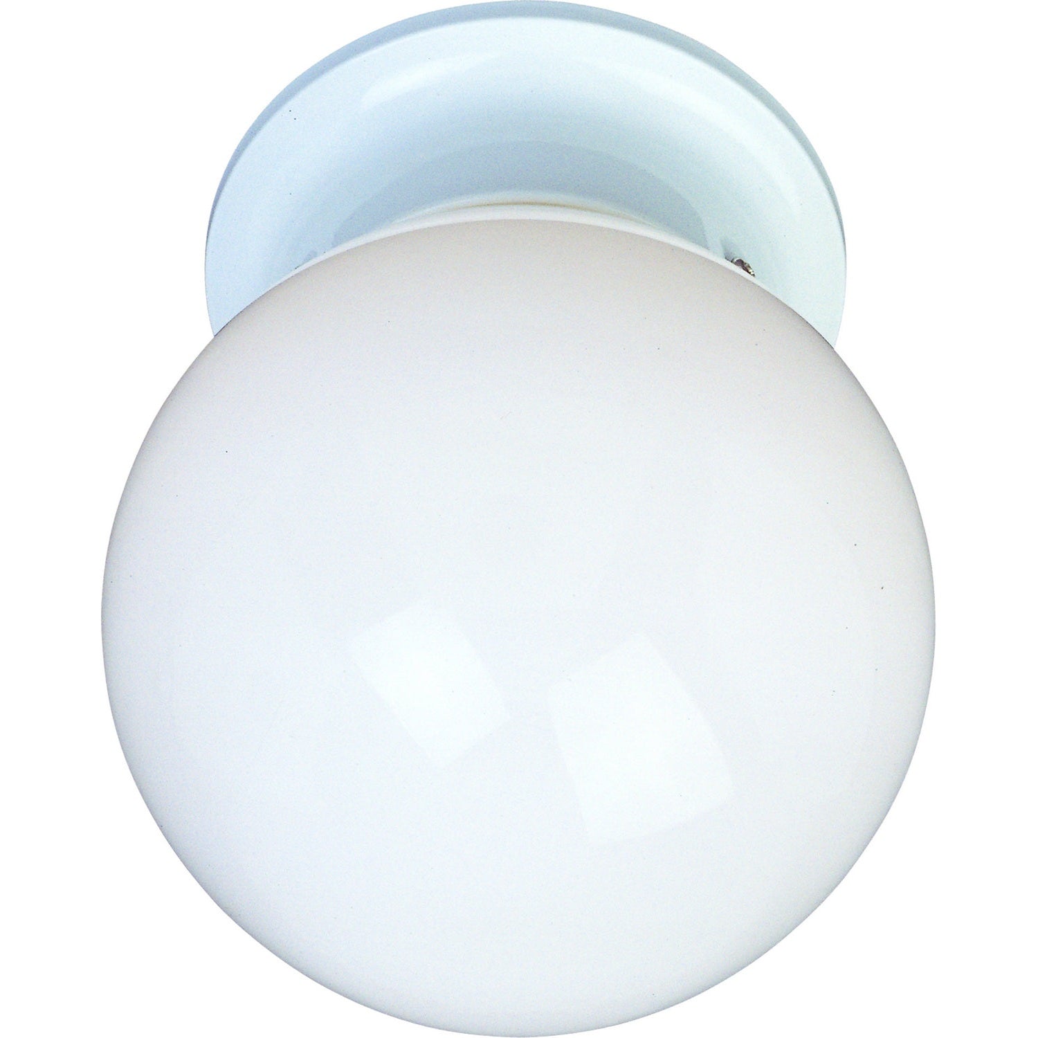 Maxim - 5889WTWT - One Light Flush Mount - Essentials - 588x - White