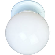 Maxim - 5889WTWT - One Light Flush Mount - Essentials - 588x - White