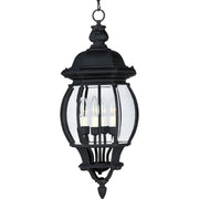 Maxim - 1039BK - Four Light Outdoor Hanging Lantern - Crown Hill - Black