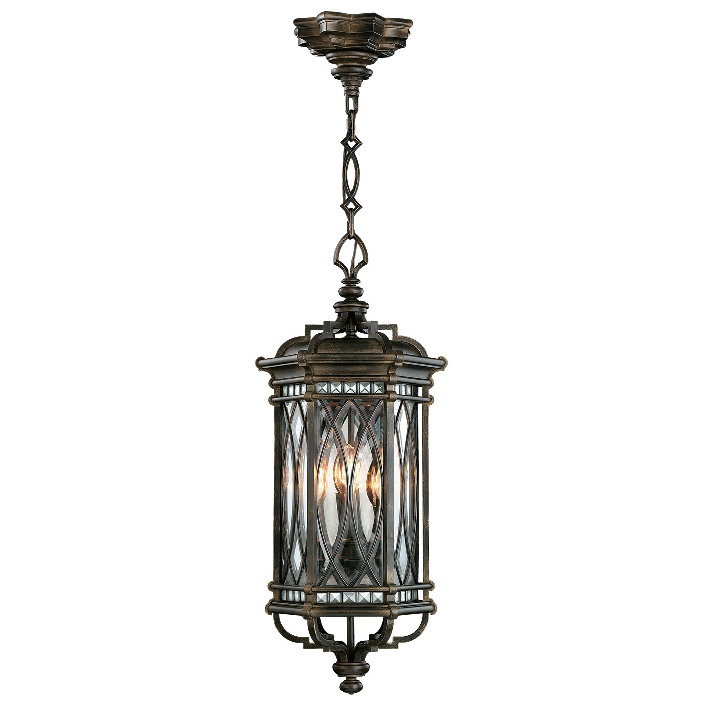 Fine Art Handcrafted Lighting - 610882ST - Four Light Outdoor Lantern - Warwickshire - Black