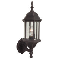 Craftmade - Z290-RT - One Light Wall Mount - Hex Style Cast - Rust