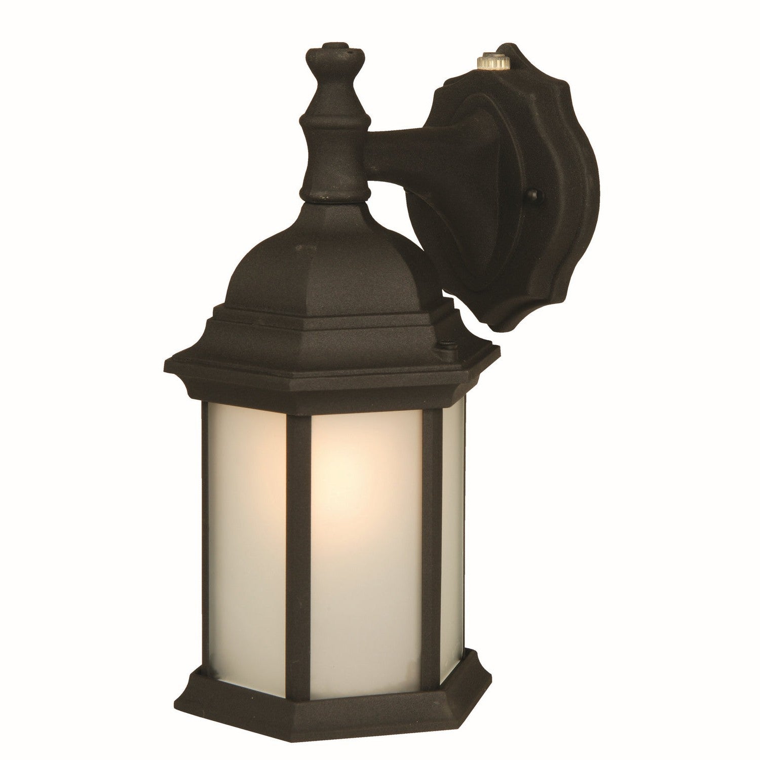 Craftmade - Z294-TB - One Light Wall Mount - Hex Style Cast - Textured Black