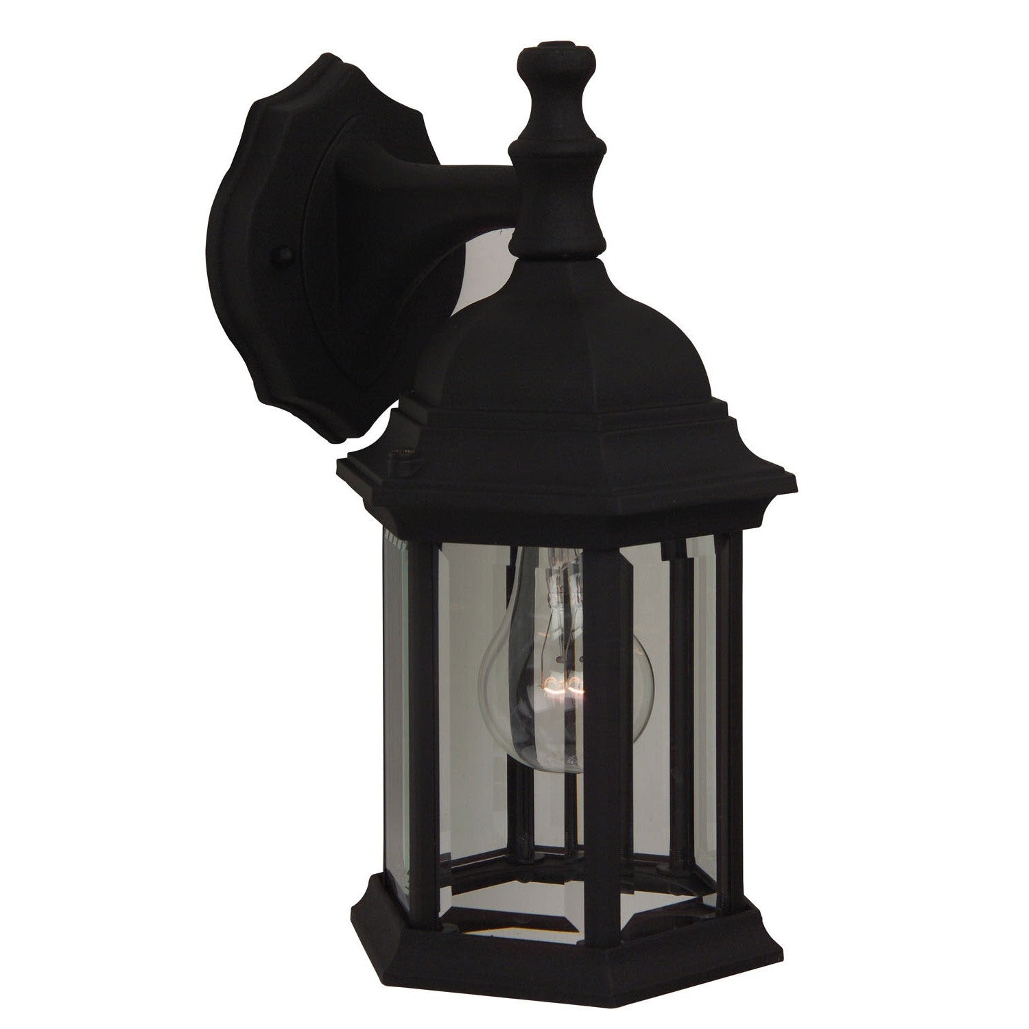 Craftmade - Z294-TB - One Light Wall Mount - Hex Style Cast - Textured Black