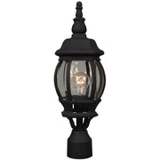 Craftmade - Z325-TB - One Light Post Mount - French Style - Textured Black