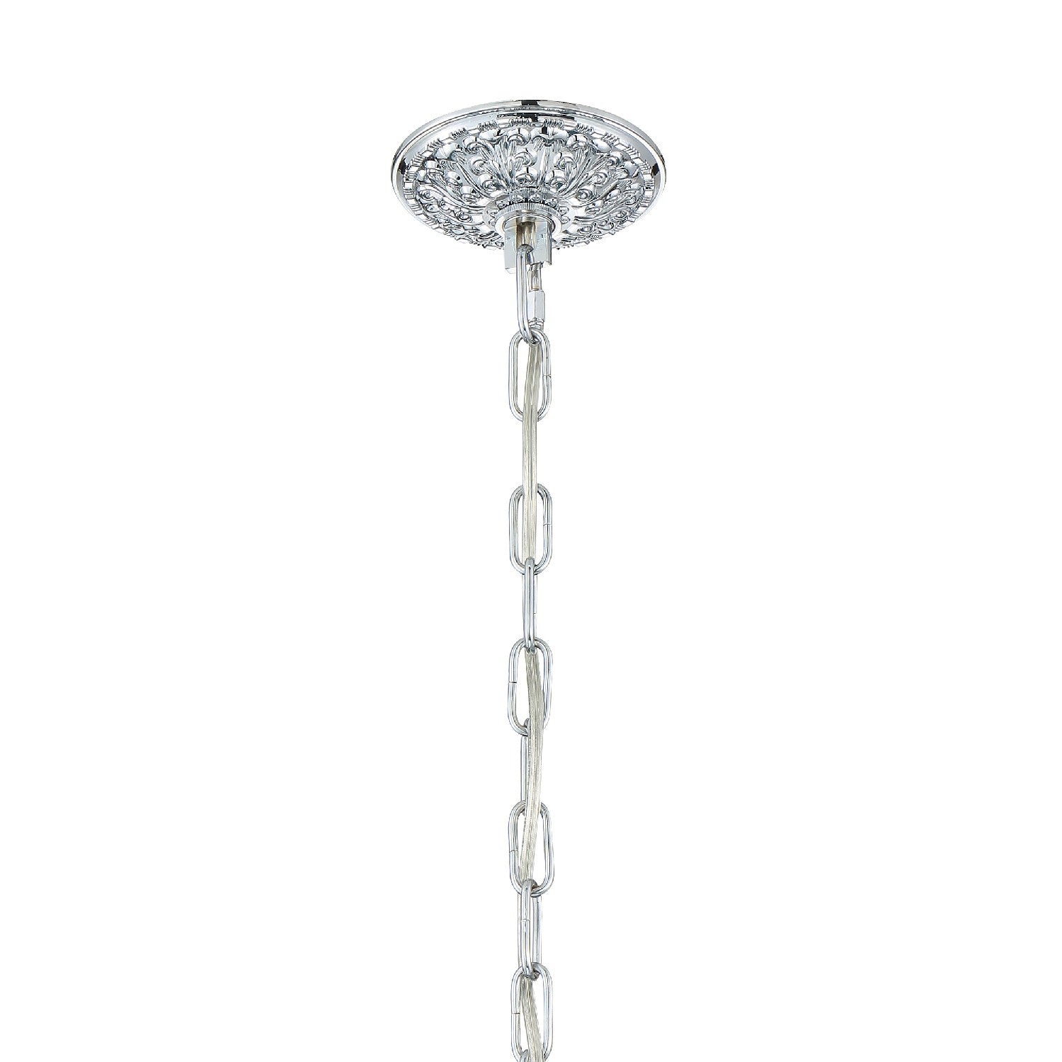 Crystorama - 4474-CH-CL-SAQ - Four Light Mini Chandelier - Maria Theresa - Polished Chrome