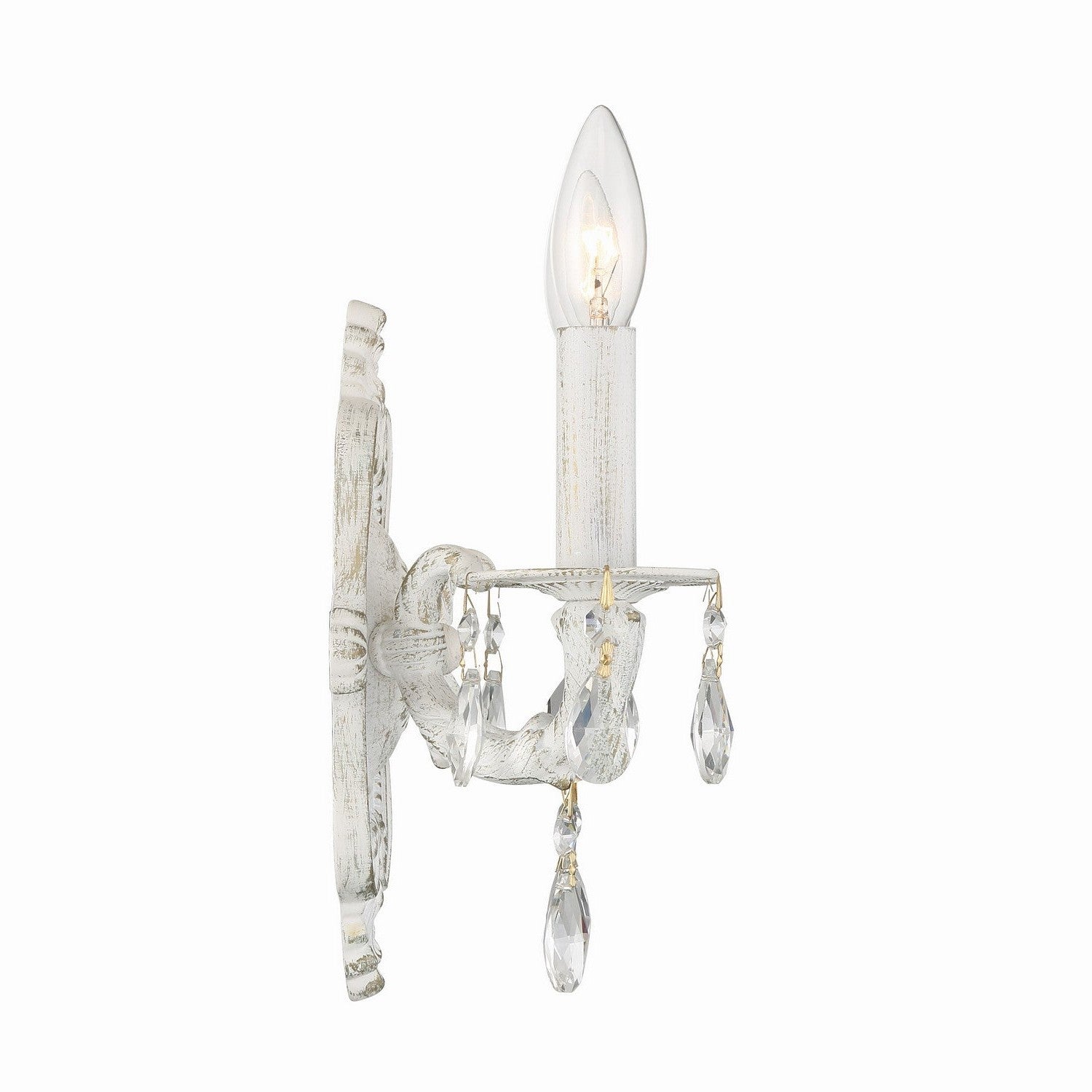 Crystorama - 5022-AW-CL-MWP - Two Light Wall Sconce - Paris Market - Antique White