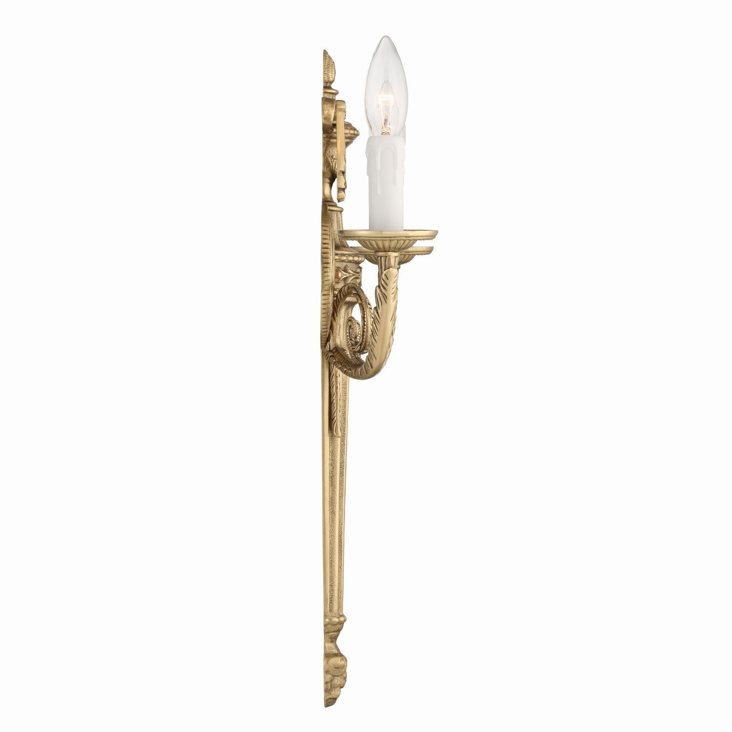 Crystorama - 662-MB - Two Light Wall Sconce - Cast Brass Wall Mount - Matte Brass