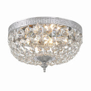 Crystorama - 710-CH-CL-MWP - Two Light Flush Mount - Ceiling Mount - Polished Chrome