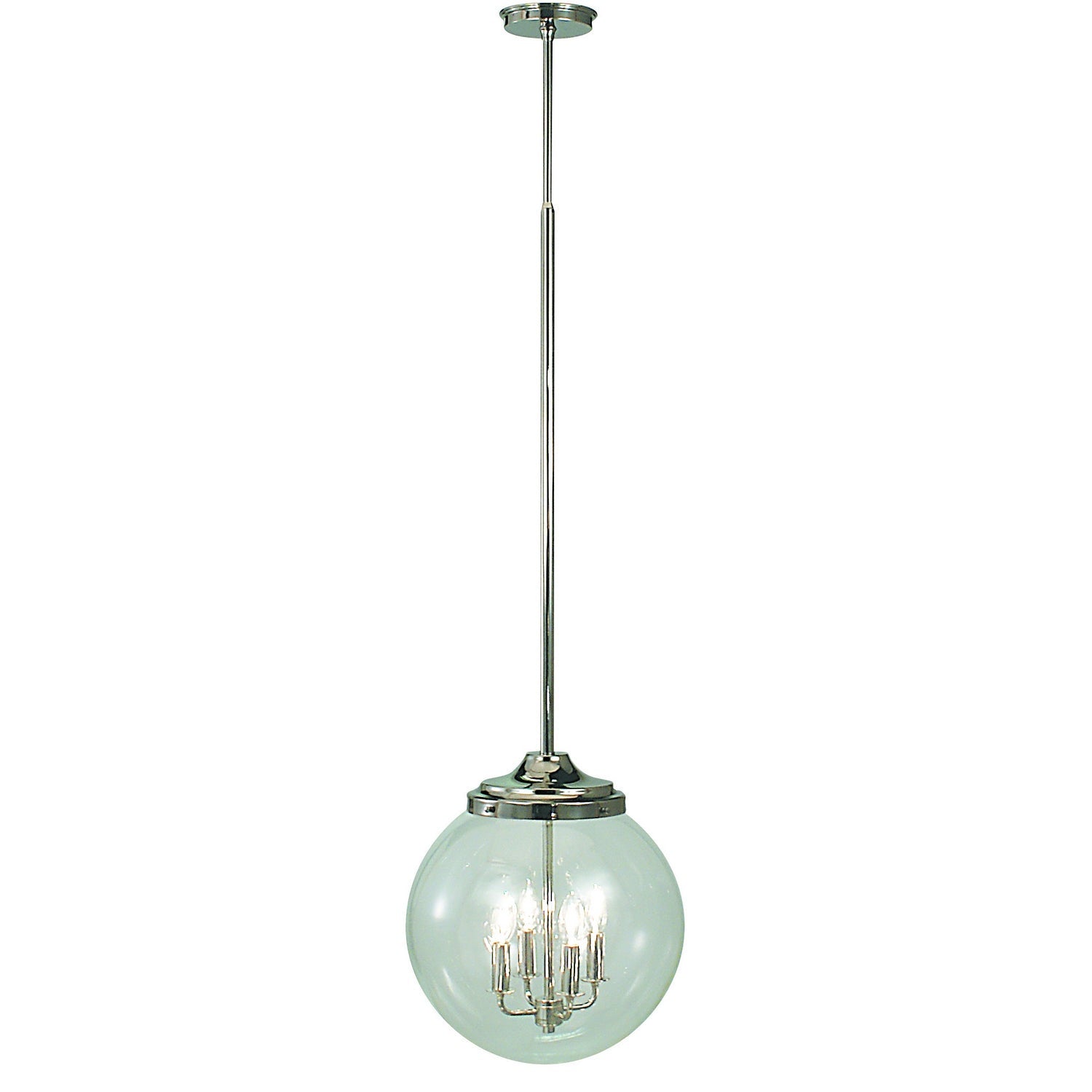 Framburg - 1056 PS - Four Light Pendant - Moderne - Polished Silver