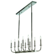 Framburg - 1059 PS - Ten Light Chandelier - Moderne - Polished Silver