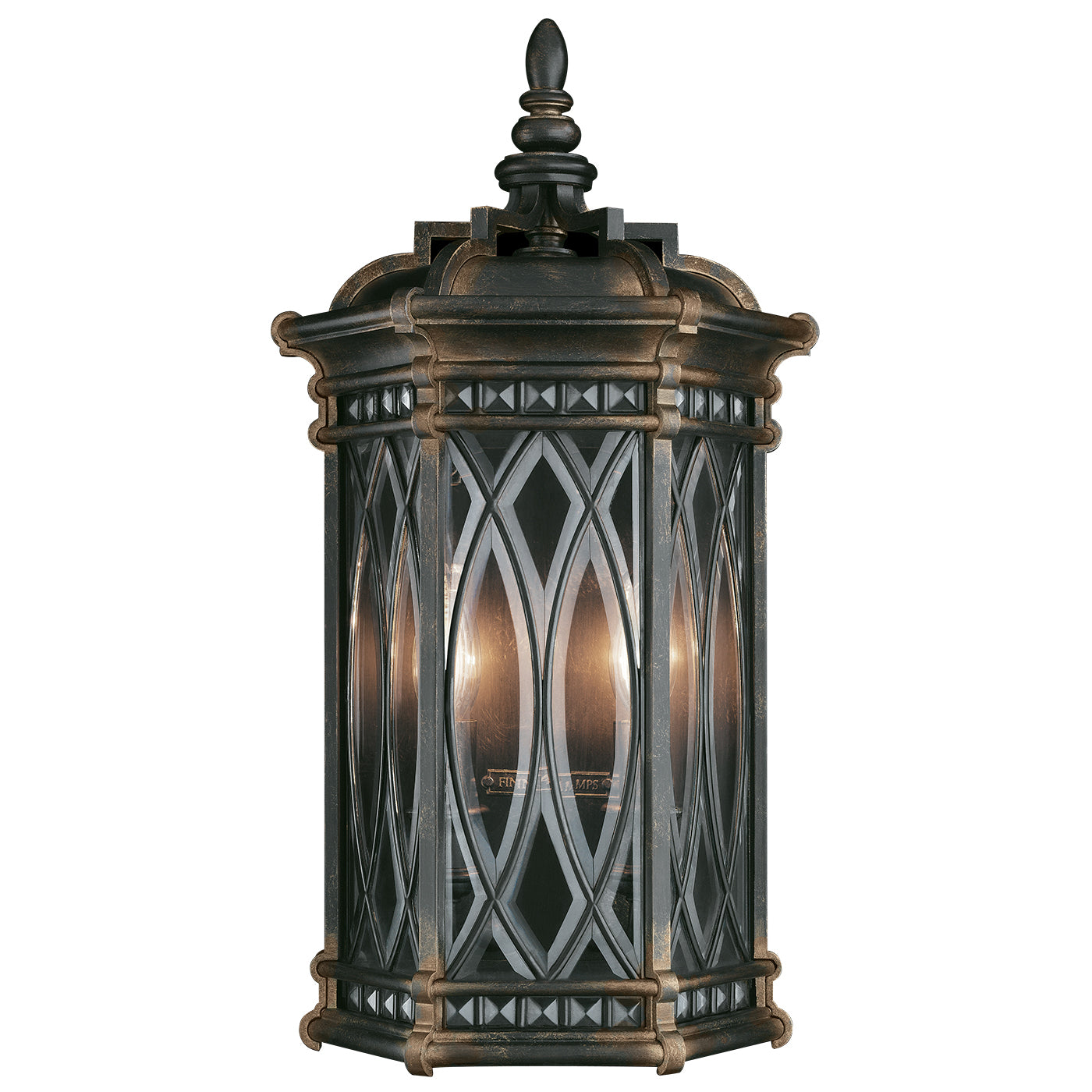 Fine Art Handcrafted Lighting - 611881ST - Two Light Outdoor Coupe - Warwickshire - Black