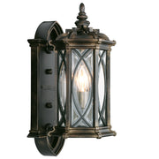Fine Art Handcrafted Lighting - 612681ST - One Light Outdoor Wall Mount - Warwickshire - Black