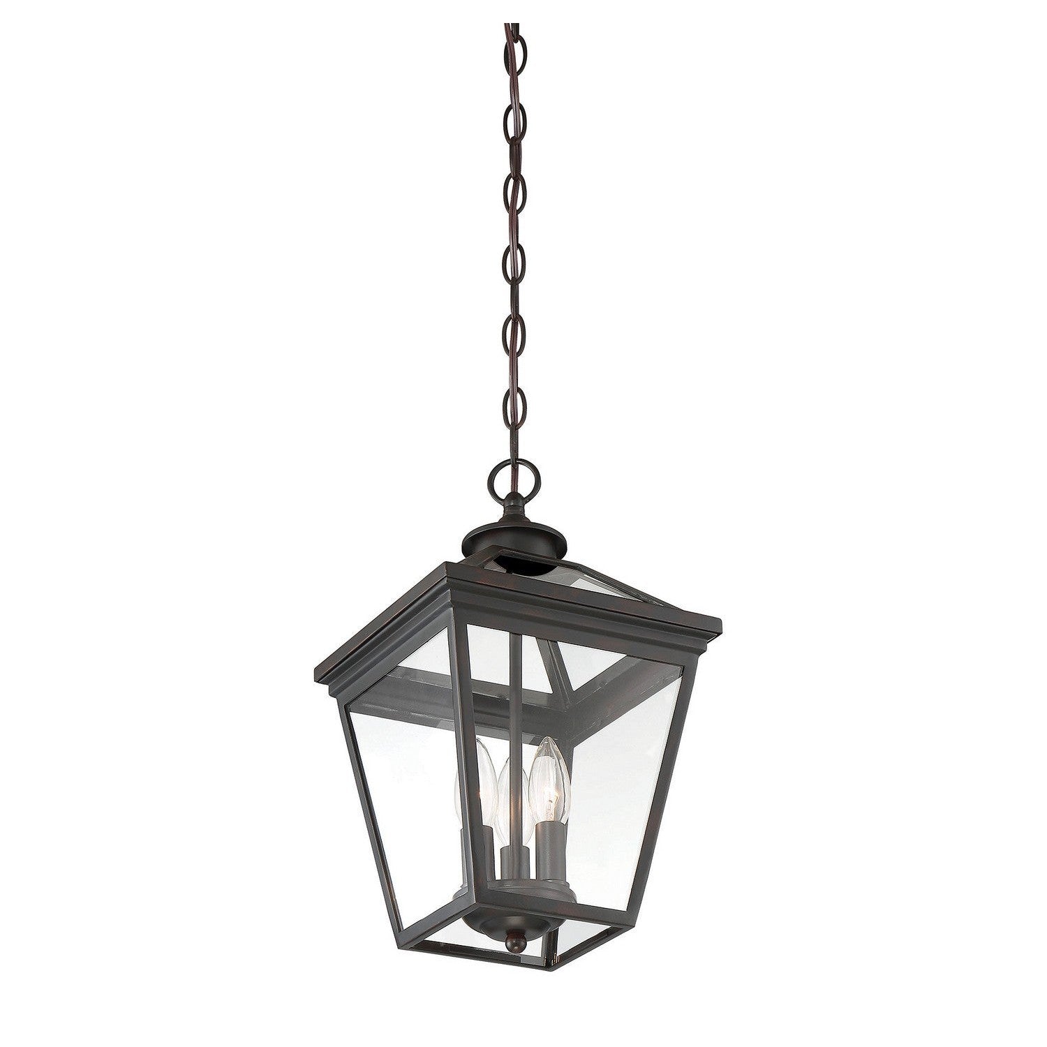 Savoy House - 5-146-13 - Three Light Hanging Lantern - Ellijay - English Bronze