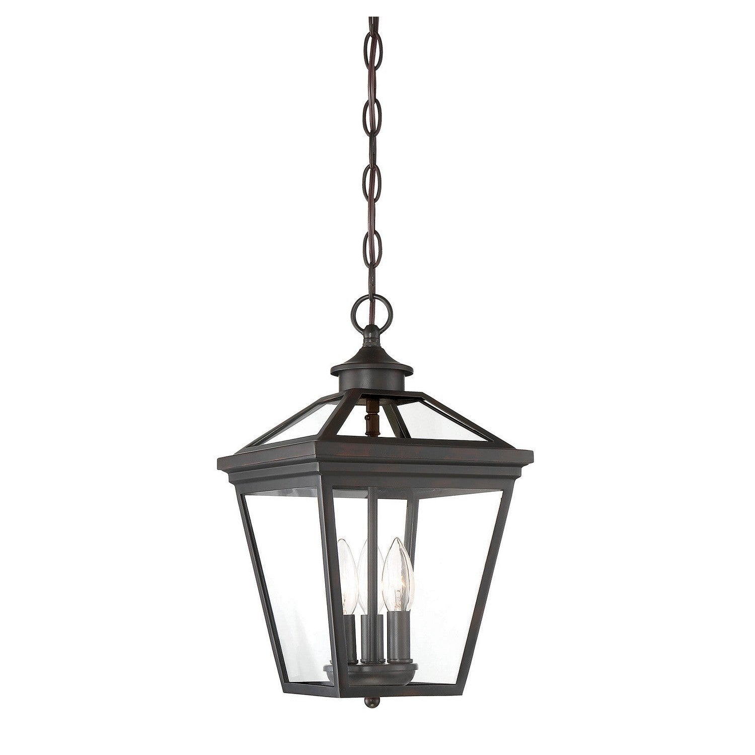 Savoy House - 5-146-13 - Three Light Hanging Lantern - Ellijay - English Bronze