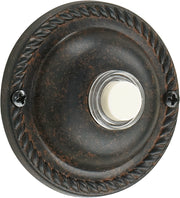 Quorum - 7-305-44 - Door Chime Button - 7-305 Door Buttons - Toasted Sienna