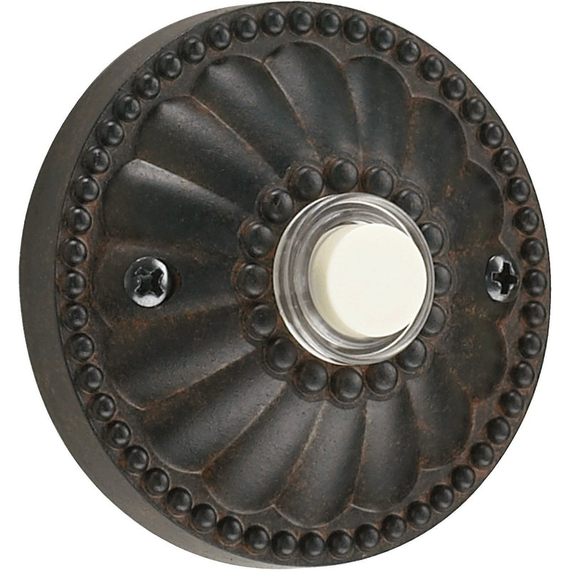 Quorum - 7-306-44 - Door Chime Button - 7-306 Door Buttons - Toasted Sienna