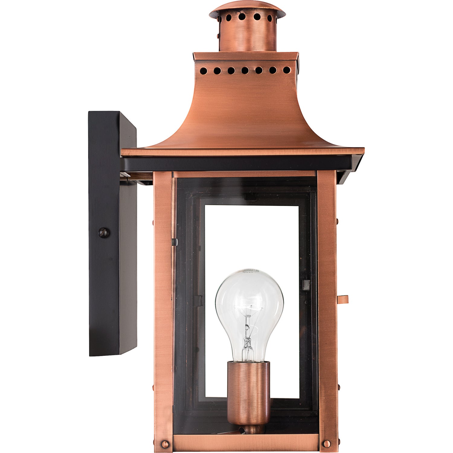 Quoizel - CM8408AC - One Light Outdoor Wall Lantern - Chalmers - Aged Copper