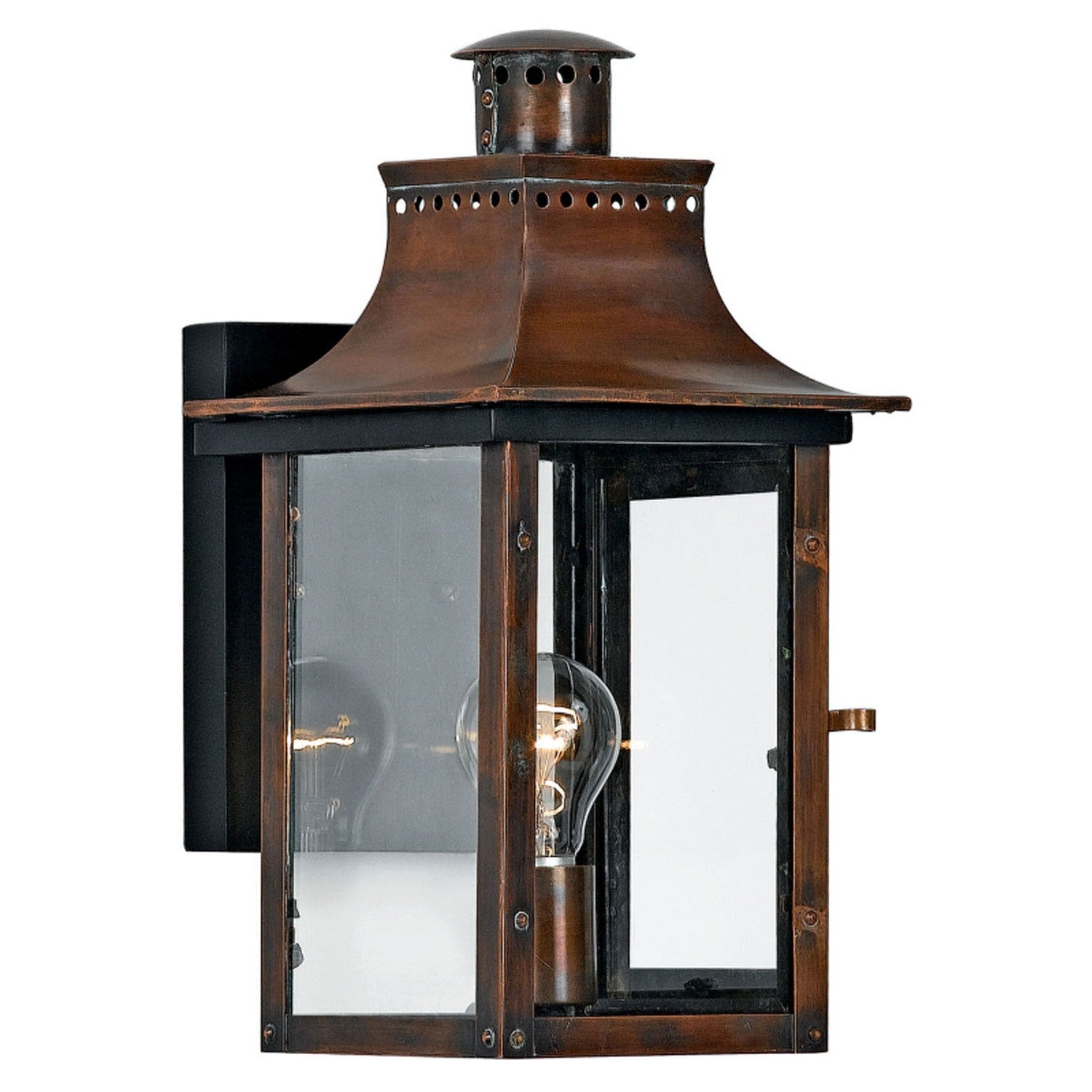 Quoizel - CM8408AC - One Light Outdoor Wall Lantern - Chalmers - Aged Copper