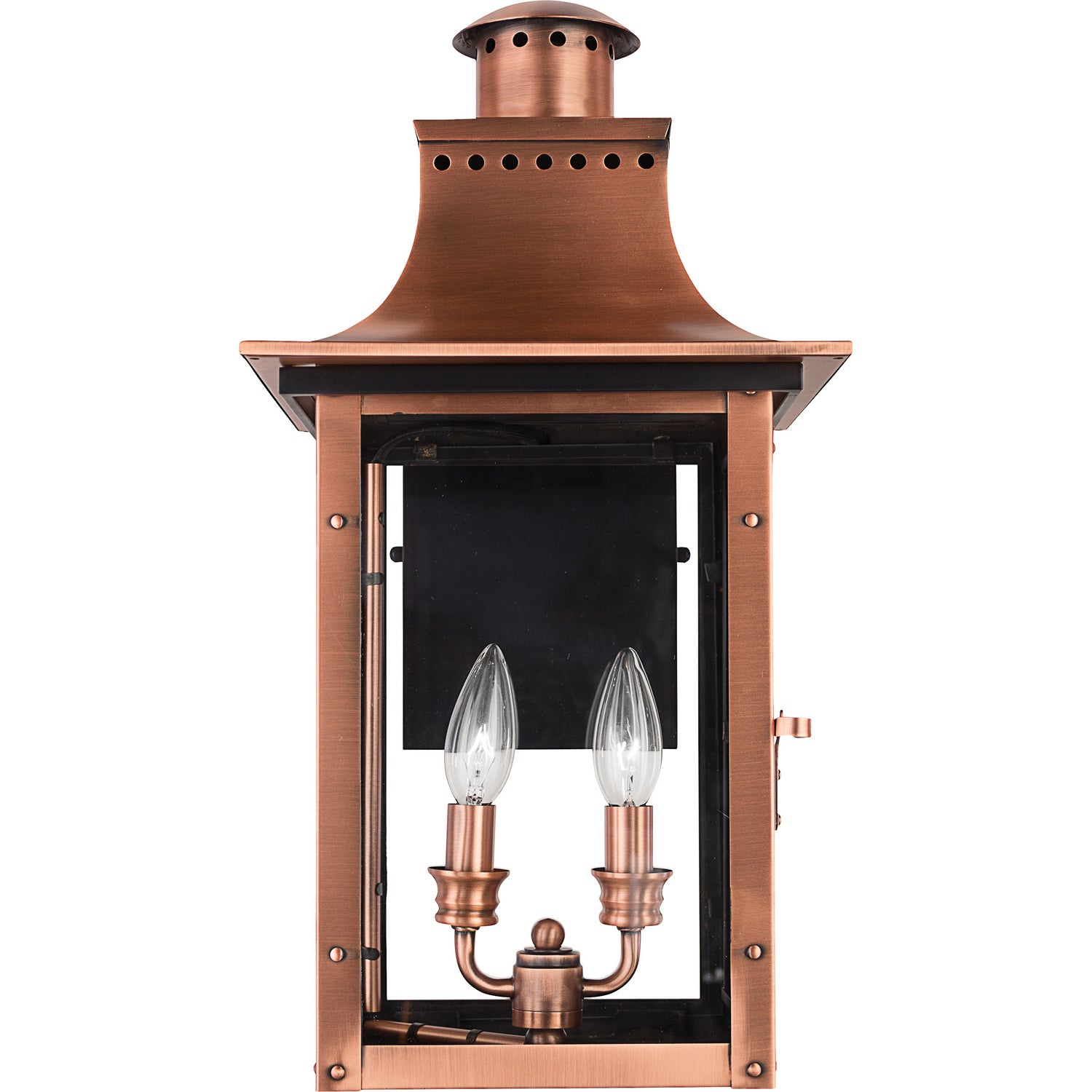 Quoizel - CM8410AC - Two Light Outdoor Wall Lantern - Chalmers - Aged Copper