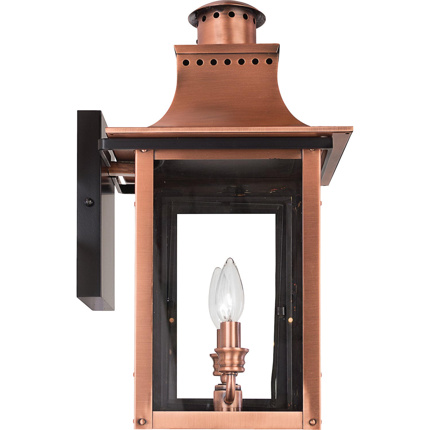 Quoizel - CM8410AC - Two Light Outdoor Wall Lantern - Chalmers - Aged Copper