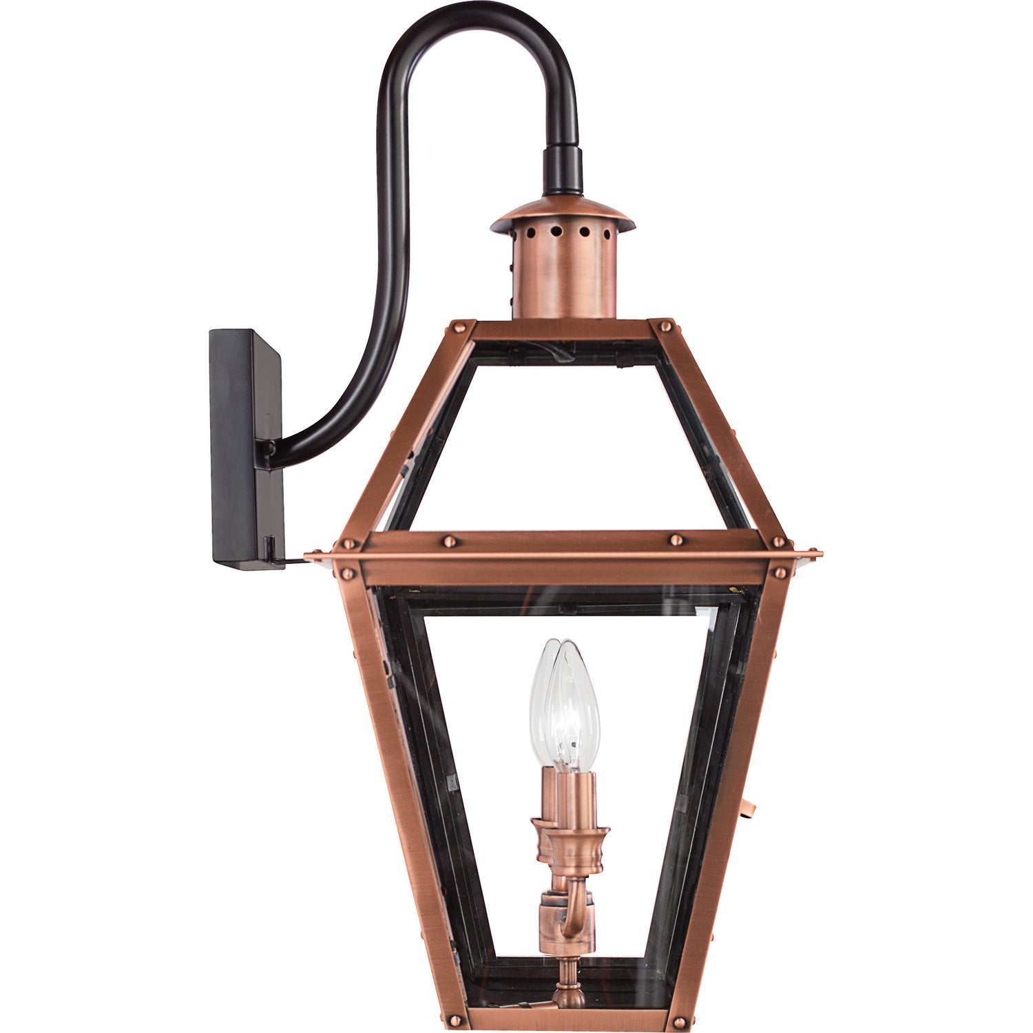 Quoizel - RO8411AC - Two Light Outdoor Wall Lantern - Rue De Royal - Aged Copper