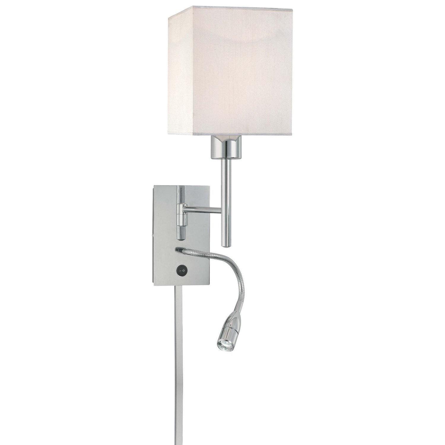 George Kovacs - P477-077 - LED Swing Arm Wall Lamp - George'S Reading Room - Chrome