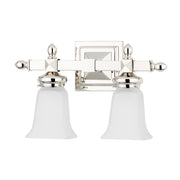 Hudson Valley - 2822-PN - Two Light Bath Bracket - Cumberland - Polished Nickel