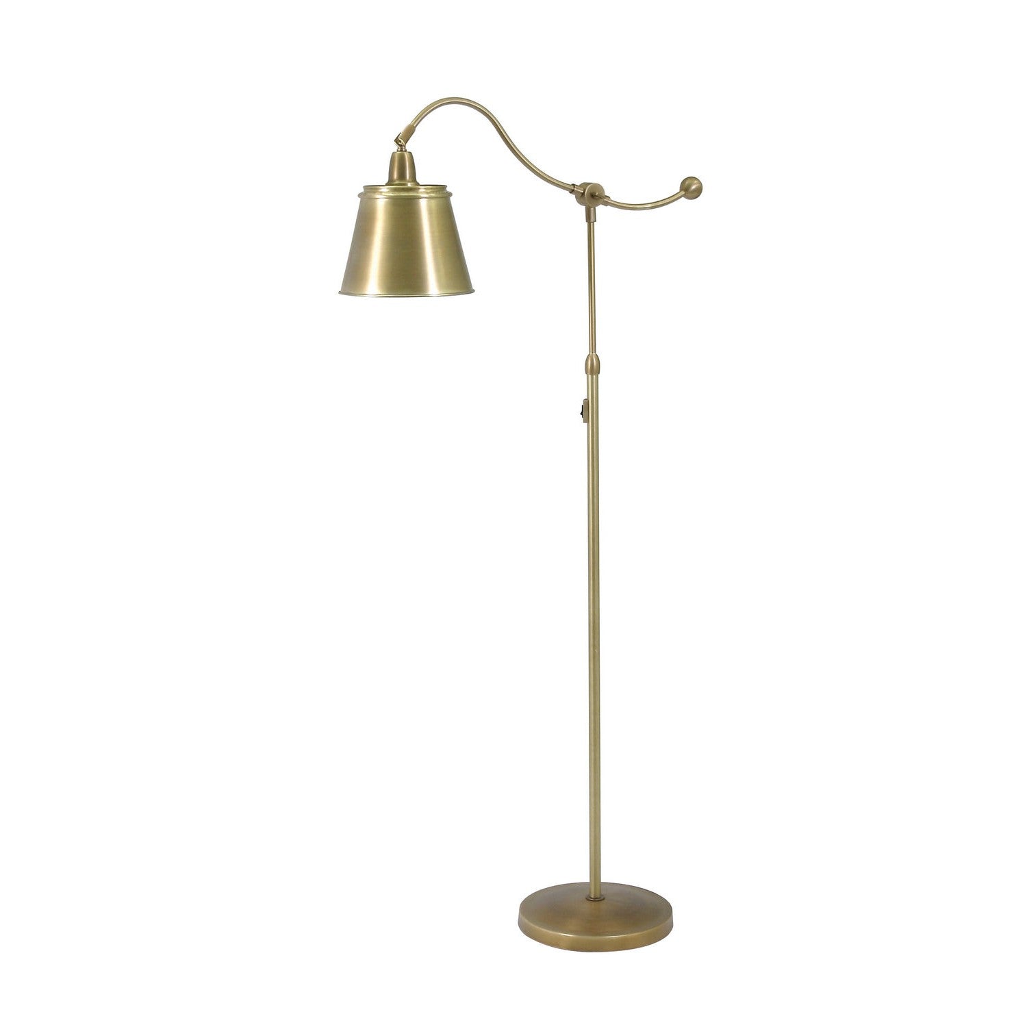 House of Troy - HP700-WB-MSWB - One Light Floor Lamp - Hyde Park - Weathered Brass