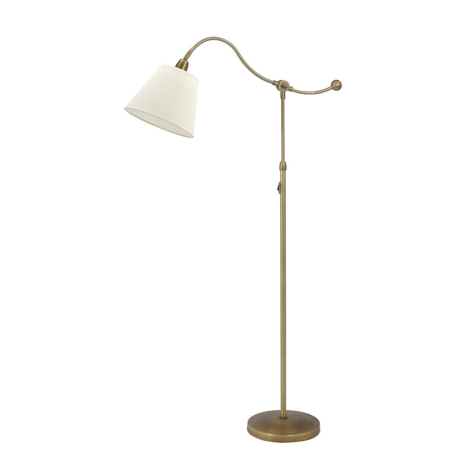 House of Troy - HP700-WB-WL - One Light Floor Lamp - Hyde Park - Weathered Brass